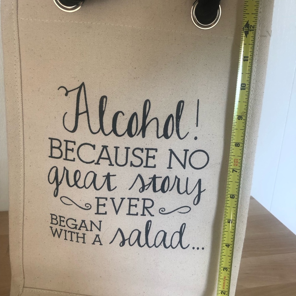 Canvas Bottle Tote